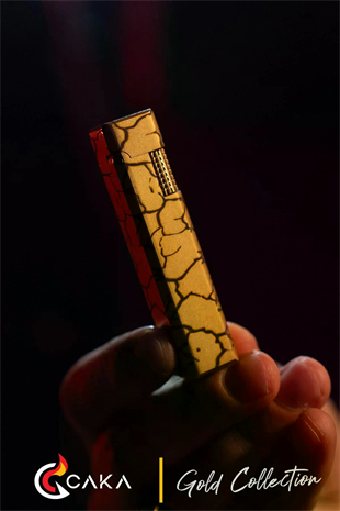 Caka Lighter Petra 6 Collection Gold Benzinli Çakmak