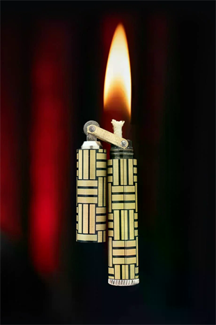 Caka Lighter Milano Desen Gold Benzinli Çakmak