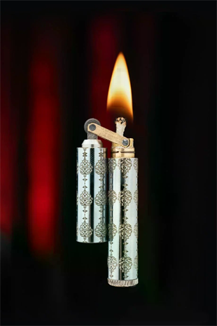 Caka Lighter Osmanlı Desen Silver Benzinli Çakmak