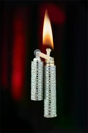 Caka Lighter Selçuk Desen Silver Benzinli Çakmak