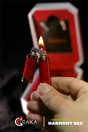 Caka Lighter Rex Harmony Kırmızı Benzinli Çakmak