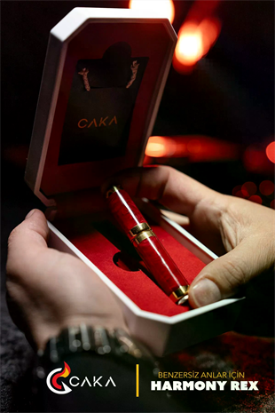 Caka Lighter Rex Harmony Kırmızı Benzinli Çakmak