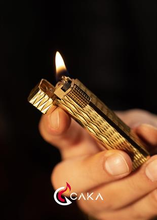 Caka Lighter Petra Titan Gold Benzinli Çakmak