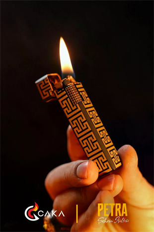 Caka Lighter Petra Hermes Benzinli Çakmak