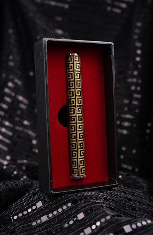 Caka Lighter Labirent Desen Gold Benzinli Çakmak