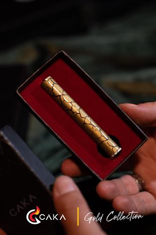 Caka Lighter Slim Collection Gold Benzinli Çakmak