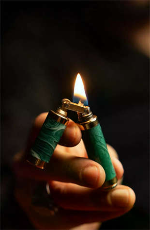 Caka Lighter Rex Harmony Koyu Yeşil Benzinli Çakmak