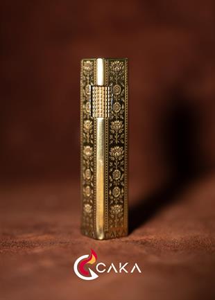 Caka Lighter Petra Flora Gold Benzinli Çakmak