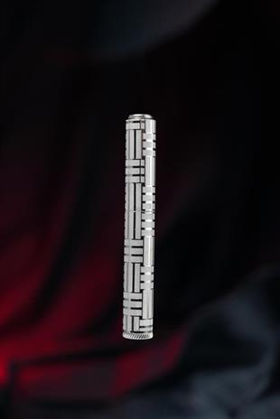 Caka Lighter Milano Desen Silver Benzinli Çakmak