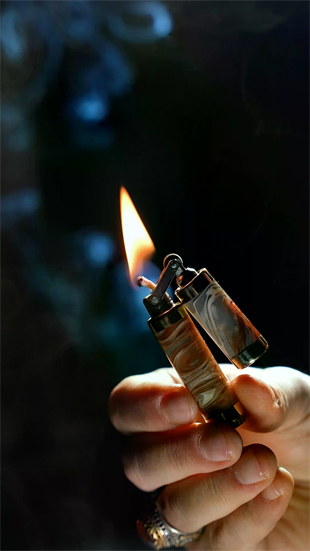 Caka Lighter Rex Harmony Gri Benzinli Çakmak