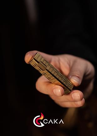 Caka Lighter Petra Titan Gold Benzinli Çakmak