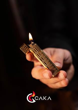 Caka Lighter Petra Titan Gold Benzinli Çakmak