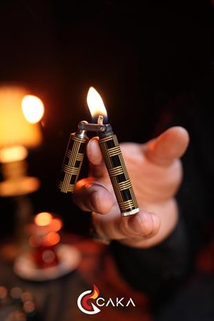 Caka Lighter Lineara Nero Benzinli Çakmak