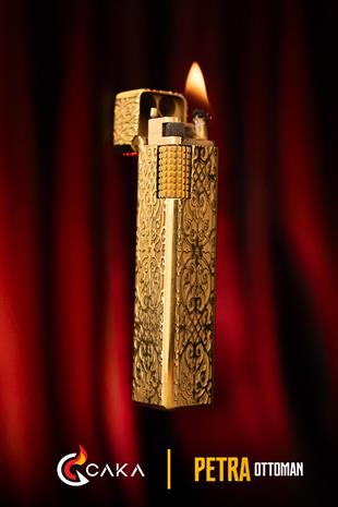 Caka Lighter Petra Ottoman Benzinli Çakmak