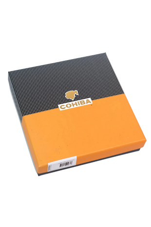 Cohiba Çakmak Kesici Küllük Kılıf Sehpa Beşli Sarı Puro Seti