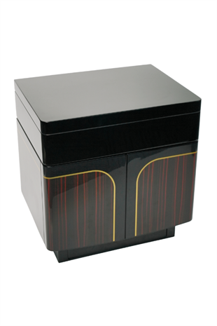 PremiumQuality Buenos Siyah-Kahverengi Sedir Humidor Puro Kutusu