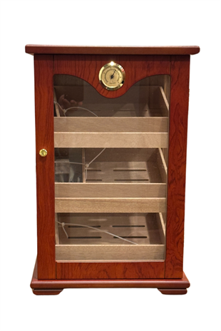 PremiumQuality Lima 3 Raflı Sedir Humidor Puro Kutusu