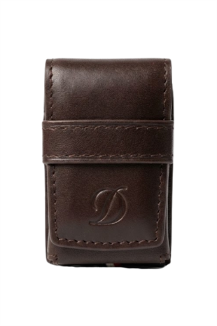 S.T. Dupont Deri Kahverengi Ligne 2 Çakmak Kılıfı