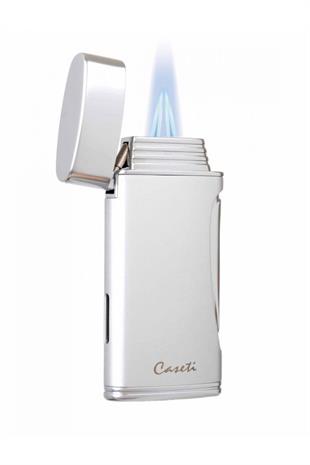 Caseti 2 Torch Pürmüz Gümüş  Puro Çakmağı