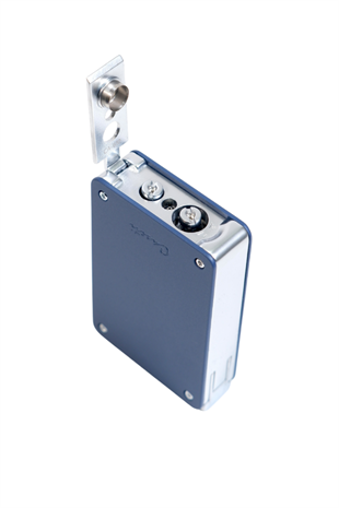 Caseti Çift Torch Pürmüz & Tek Torch Mum Alev Delicili Lacivert Metal Puro Çakmağı