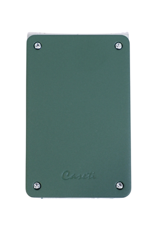 Caseti Çift Torch Pürmüz & Tek Torch Mum Alev Delicili Haki Metal Puro Çakmağı