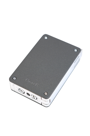 Caseti Çift Torch Pürmüz & Tek Torch Mum Alev Delicili Gunmetal Metal Puro Çakmağı