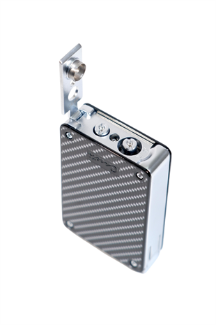 Caseti Çift Torch Pürmüz & Tek Torch Mum Alev Delicili Karbon Desenli Metal Puro Çakmağı