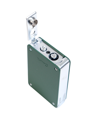 Caseti Çift Torch Pürmüz & Tek Torch Mum Alev Delicili Haki Metal Puro Çakmağı