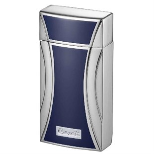 Caseti Tek Torch Pürmüz Mavi-Gümüş Puro Çakmak CA0285B002