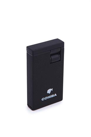 Cohiba Çift Torch Pürmüz Siyah Metal Puro Çakmağı