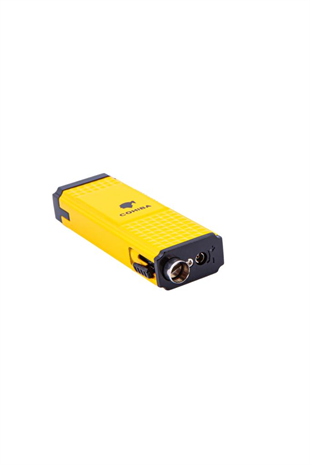 Cohiba Çift Torch Pürmüz Sarı Desenli Puro Çakmağı