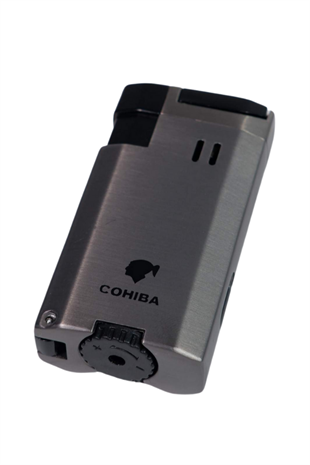 Cohiba Çift Torch Pürmüz Gunmetal Puro Çakmağı