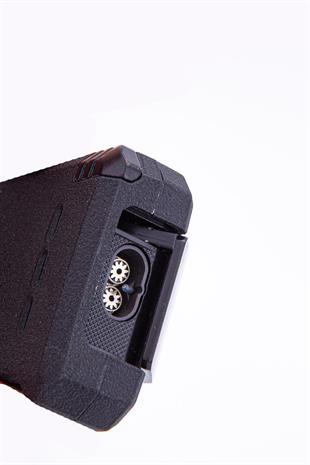 Cohiba Çift Torch Dahili Açıcı & V Kesici Mat Siyah Metal Puro Çakmağı