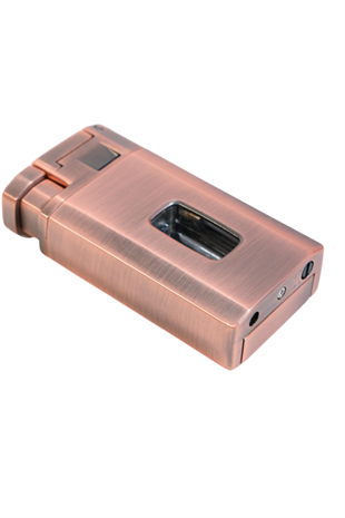 Cohiba Çift Torch Pürmüz Kesici & Delici Bronz Metal Puro Çakmağı