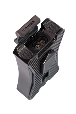 Cohiba Çift Torch Pürmüz Gunmetal Puro Çakmağı