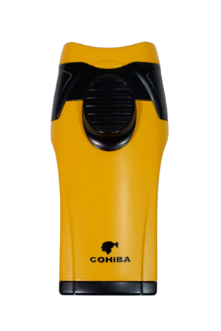 Cohiba Çift Torch Pürmüz Sarı - Siyah Puro Çakmağı