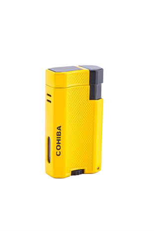 Cohiba Çift Torch Pürmüz Sarı Puro Çakmağı
