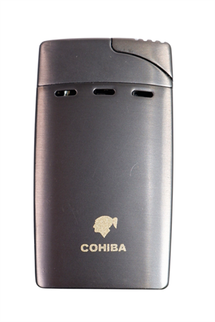 Cohiba Çift Torch Pürmüz Gunmetal Puro Çakmağı