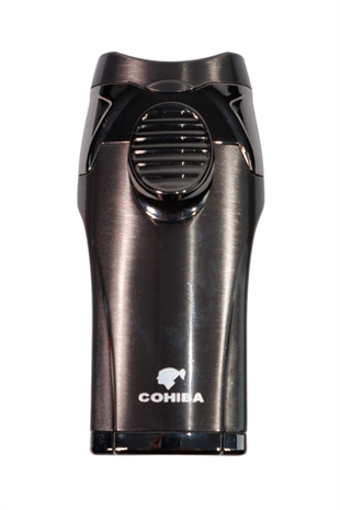 Cohiba Çift Torch Pürmüz Gunmetal Puro Çakmağı