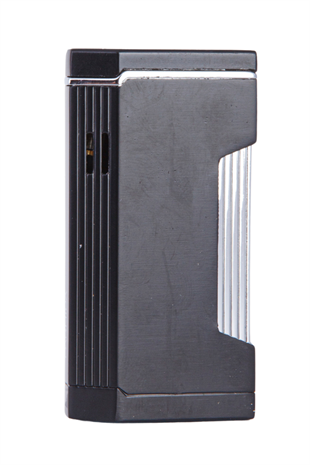 Cohiba Çift Torch Pürmüz Siyah Metal Puro Çakmağı