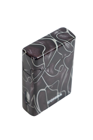 Cohiba Çift Torch Pürmüz Desenli Metal Puro Çakmağı