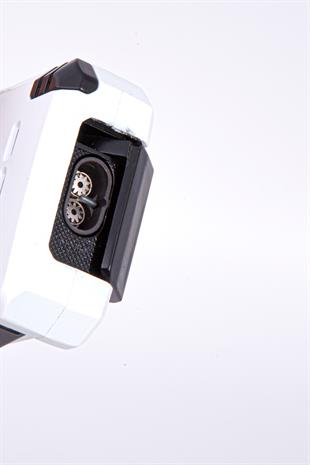 Cohiba Çift Torch Dahili Açıcı & V Kesici Beyaz Metal Puro Çakmağı