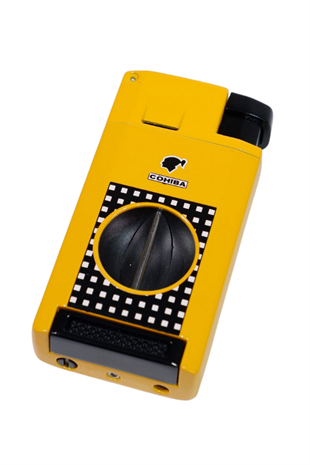 Cohiba Çift Torch Pürmüz Sarı Puro Çakmağı