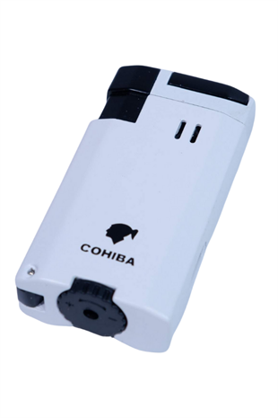 Cohiba Çift Torch Pürmüz Beyaz Puro Çakmağı