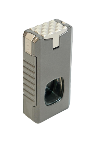 Cohiba Çift Torch Pürmüz Kesici & Delici & İğneli Füme Metal Puro Çakmağı