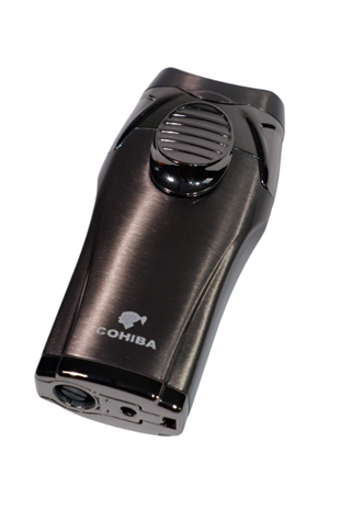 Cohiba Çift Torch Pürmüz Gunmetal Puro Çakmağı