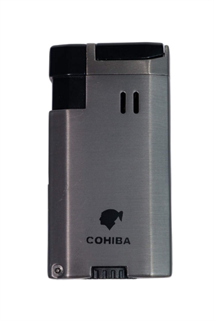 Cohiba Çift Torch Pürmüz Gunmetal Puro Çakmağı
