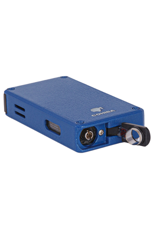 Cohiba Çift Torch Pürmüz Mat Lacivert Metal Puro Çakmağı