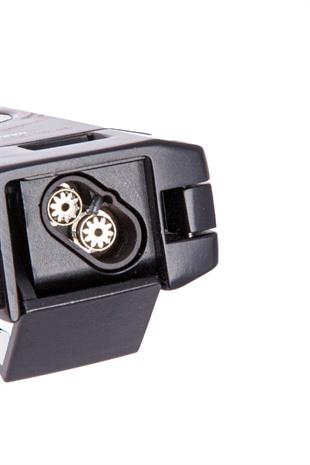 Cohiba Çift Torch Pürmüz Partagas Serie P No:2 Özel Üretim Dahili Delici & V Kesici Metal Puro Çakmağı