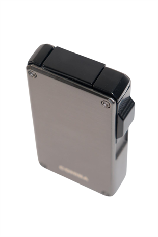 Cohiba Çift Torch Pürmüz Deliclili Gunmetal Metal Puro Çakmağı